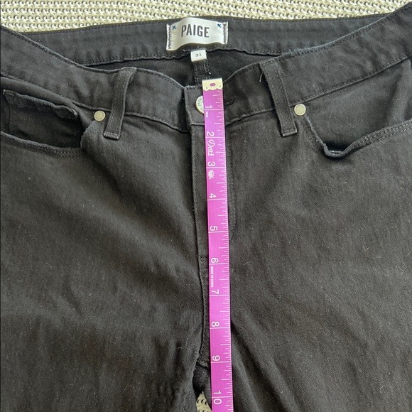 PAIGE Black Ankle Skinny Pants - Picture 8 of 10